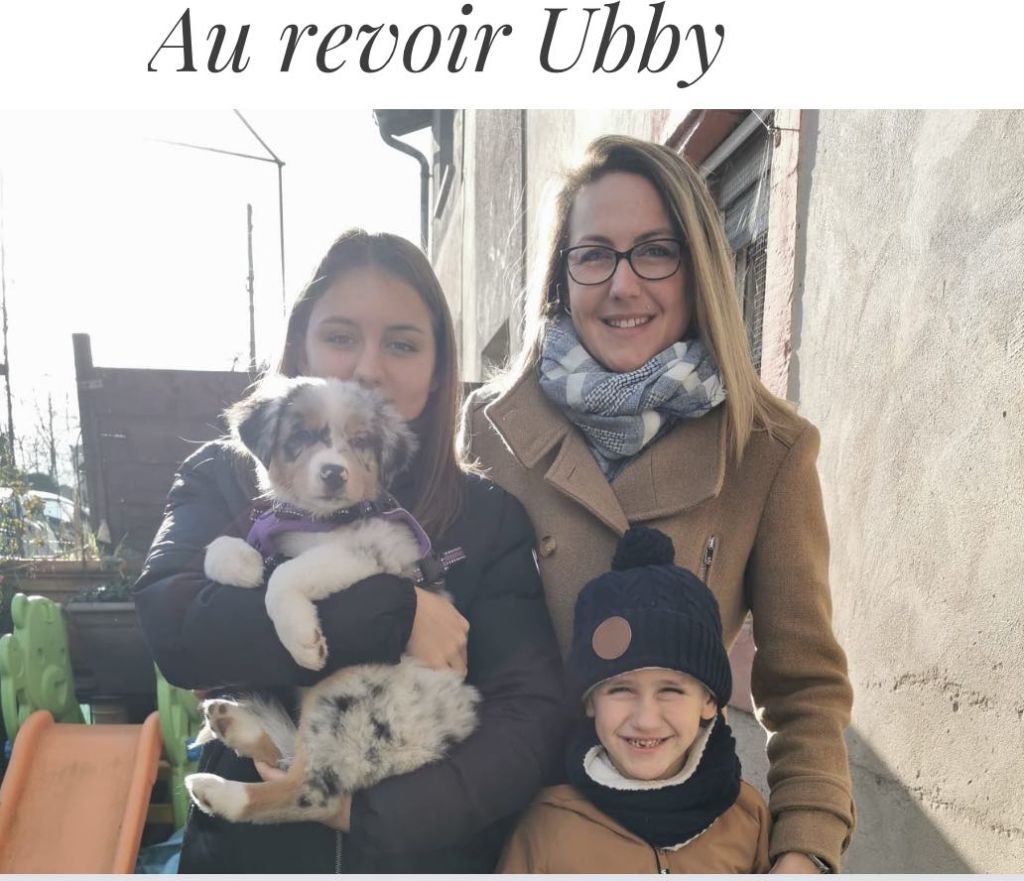 Murielle Menguy - Départ Ubby