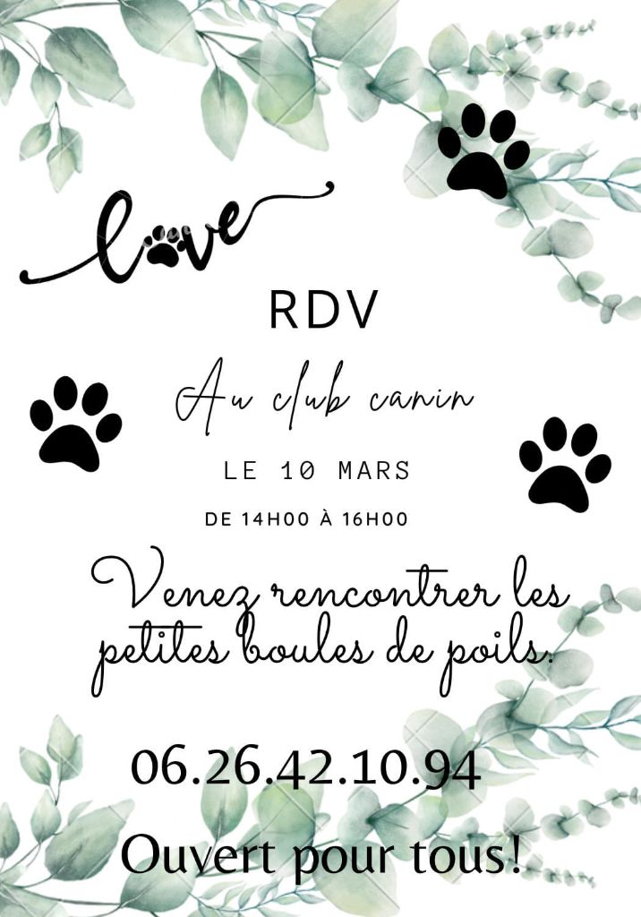 Murielle Menguy - Rdv dimanche 10 mars au club